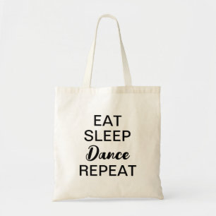 Personalisierter Sleep Tance Wiederholung Tote Tas Tragetasche