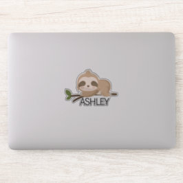 Personalisierter Slotname Laptop Aufkleber