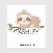 Personalisierter Slotname Laptop Aufkleber (Blatt)