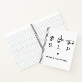 Personalisierter SLP-Sprachpathologe ASL Notizblock (Innenseite)