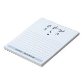 Personalisierter SLP-Sprachpathologe ASL Notizblock (Rotiert)