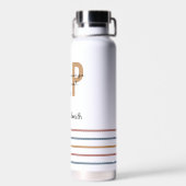 Personalisierter SLP-Sprachpathologe Trinkflasche (Rückseite)