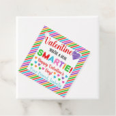 Personalisierter Smartie-Valentinstag Geschenkanhänger (Beispiel)