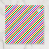 Personalisierter Smartie-Valentinstag Geschenkanhänger (Rückseite)