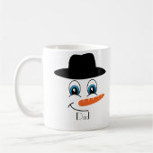 Personalisierter Snowman Black Hat mit Individuell Kaffeetasse (Links)