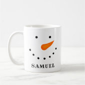 Personalisierter Snowman Kaffeetasse (Links)