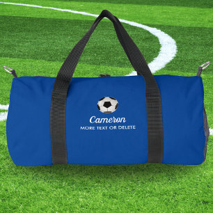 Personalisierter Soccer-Ball-Name Eigener Teamtext Duffle Bag