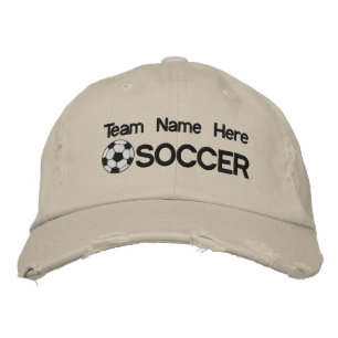 Personalisierter Soccerhut Bestickte Baseballkappe