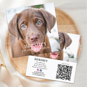 Personalisierter Social Media 2 Foto QR Code Quadratische Visitenkarte