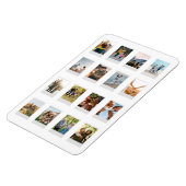 Personalisierter Sofortfilm 16 FotoCollage Magnet (Linke Seite)