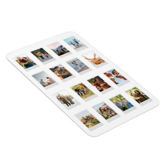 Personalisierter Sofortfilm 16 FotoCollage Magnet (Rechte Seite)
