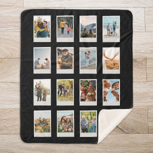 Personalisierter Sofortfilm 16 FotoCollage Sherpadecke