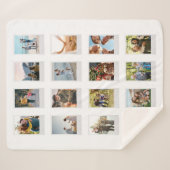 Personalisierter Sofortfilm 16 FotoCollage Sherpadecke (Vorderseite (Horizontal))