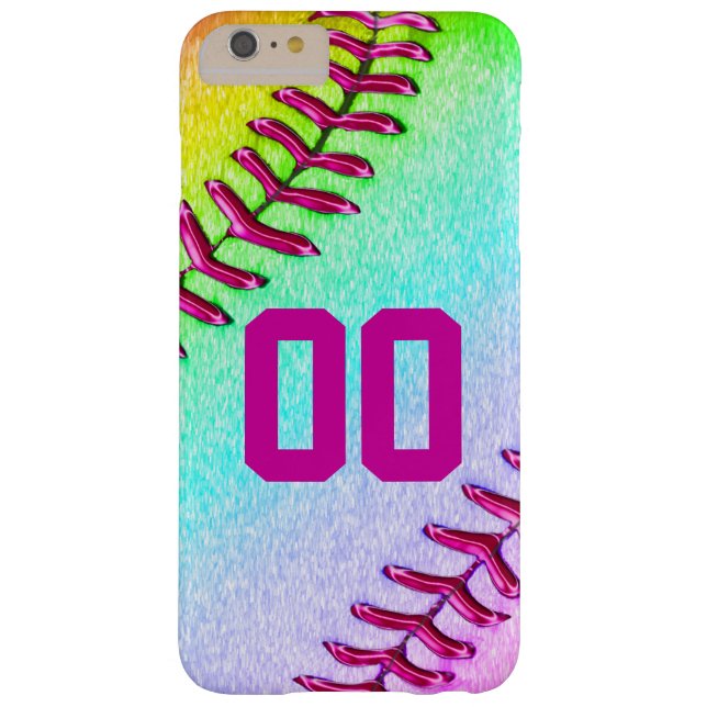 Personalisierter Softball iPhone Fall, neu zu Case-Mate iPhone Hülle (Rückseite)