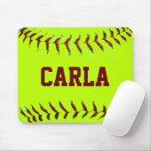 Personalisierter Softball Mousepad (Mit Mouse)