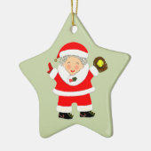 personalisierter Softball-Sake Keramik Ornament (Links)