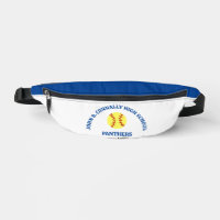 Personalisierter Softballspieler der Blue High Sch