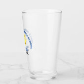 Personalisierter Softballspieler der Blue High Sch Glas (Links)