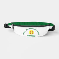 Personalisierter Softballspieler der Green High Sc