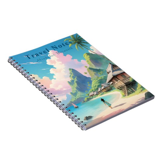 Personalisierter Sommer auf den Philippinen - Reis Notizblock (Rechte Seite)