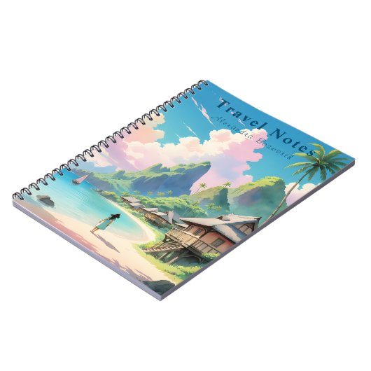 Personalisierter Sommer auf den Philippinen - Reis Notizblock (Linke Seite)
