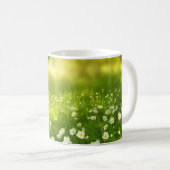 Personalisierter Sommer-Blume Kaffeetasse (VorderseiteRechts)