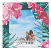 Personalisierter Sommer Exotic Blume Design Würfel (Vorderseite)