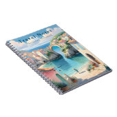 Personalisierter Sommer in Frankreich Reisebericht Notizblock (Rechte Seite)