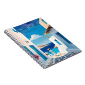 Personalisierter Sommer in Griechenland Reiseberic Notizblock (Rechte Seite)