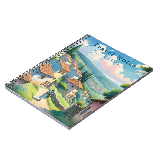 Personalisierter Sommer in Italien Reisebericht - Notizblock (Linke Seite)
