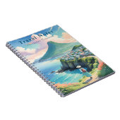 Personalisierter Sommer in Südkorea Reisebericht Notizblock (Rechte Seite)