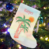 Personalisierter Sommer Weihnachten Strumpf Kleiner Weihnachtsstrumpf