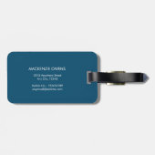 Personalisierter Sommerblut Gepäckanhänger (Rückseite horizontal)