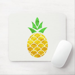 Personalisierter Sommerfoil Gold geometrische Anan Mousepad