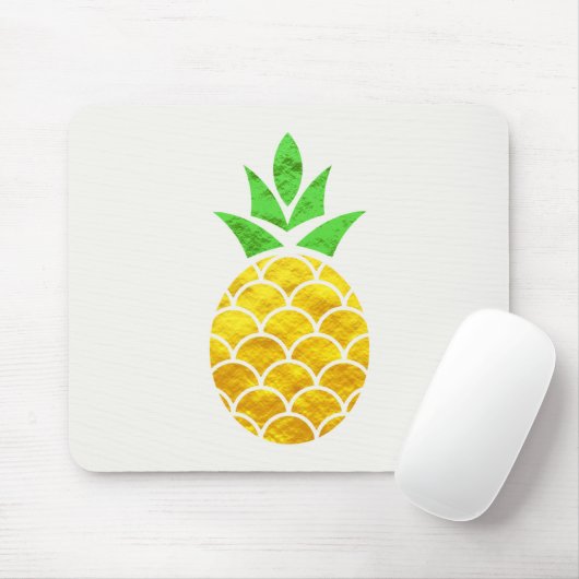 Personalisierter Sommerfoil Gold geometrische Anan Mousepad (Mit Mouse)