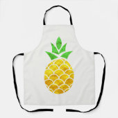 Personalisierter Sommerfoil Gold geometrische Anan Schürze (Vorderseite)