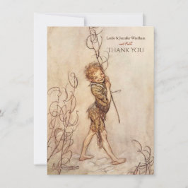 Personalisierter Sommernachtstraum Vielen Dank Dankeskarte