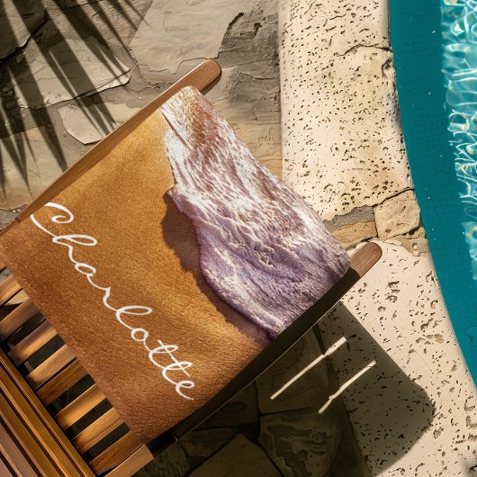Personalisierter Sommersonnenstrand Strandtuch
