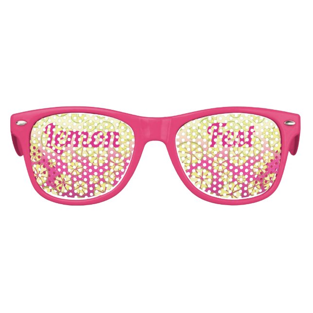 Personalisierter Sommerspass Lemonade Partybrille (Vorderseite)