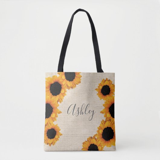 Personalisierter Sonnenblumenkernbruch Tasche (Vorderseite)
