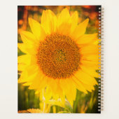 Personalisierter Sonnenblumenplaner Planer (Rückseite)