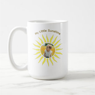 Personalisierter Sonnenschein-Baby-Fotomug Kaffeetasse