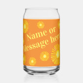 Personalisierter Sonnenschein Dosenglas (Vorderseite)