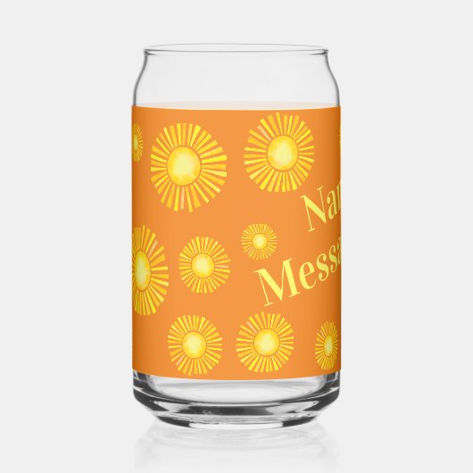 Personalisierter Sonnenschein Dosenglas (Rechts)