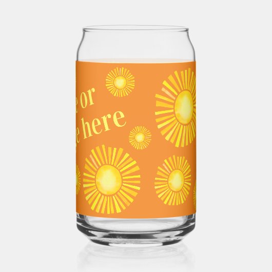 Personalisierter Sonnenschein Dosenglas (Links)