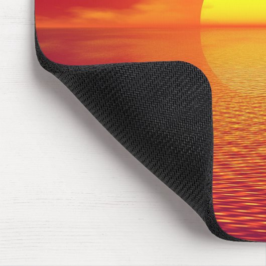 Personalisierter Sonnenstrand Mousepad (Ecke)