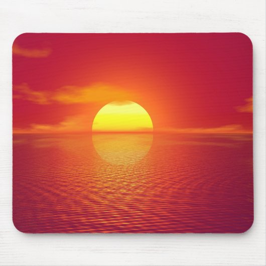Personalisierter Sonnenstrand Mousepad (Vorne)