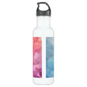 Personalisierter Sonnenuntergang auf See Alkohol T Edelstahlflasche (Rückseite)