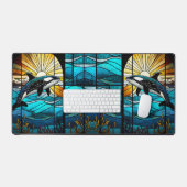 Personalisierter Sonnenuntergang Ocora Schreibtischunterlage (Tastatur & Maus)