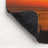 Personalisierter Sonnenuntergang-Strand Mousepad (Ecke)